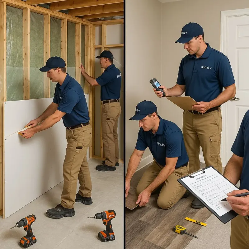 Repairs and Reconstruction process in Ingleside, TX